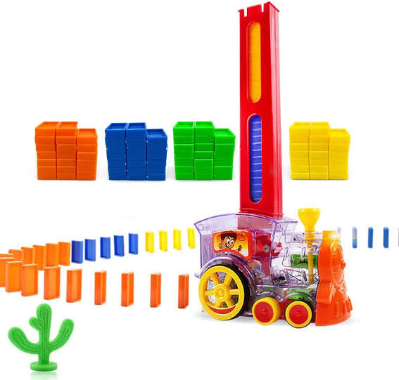 “Domino Train Toy with Light & Sound”