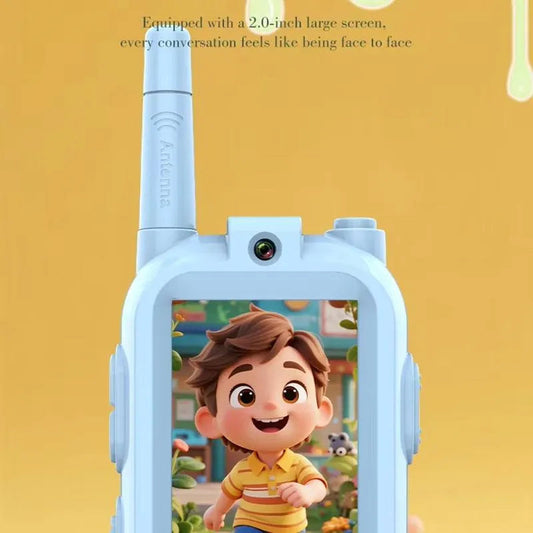 2PCS Rechargeable Kids Video Walkie Talkie Set