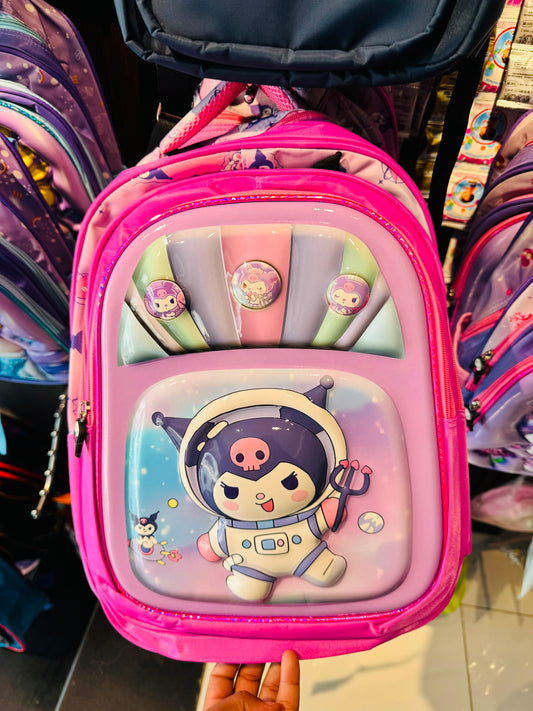Premium Kuromi Character School Backpack – 15"
