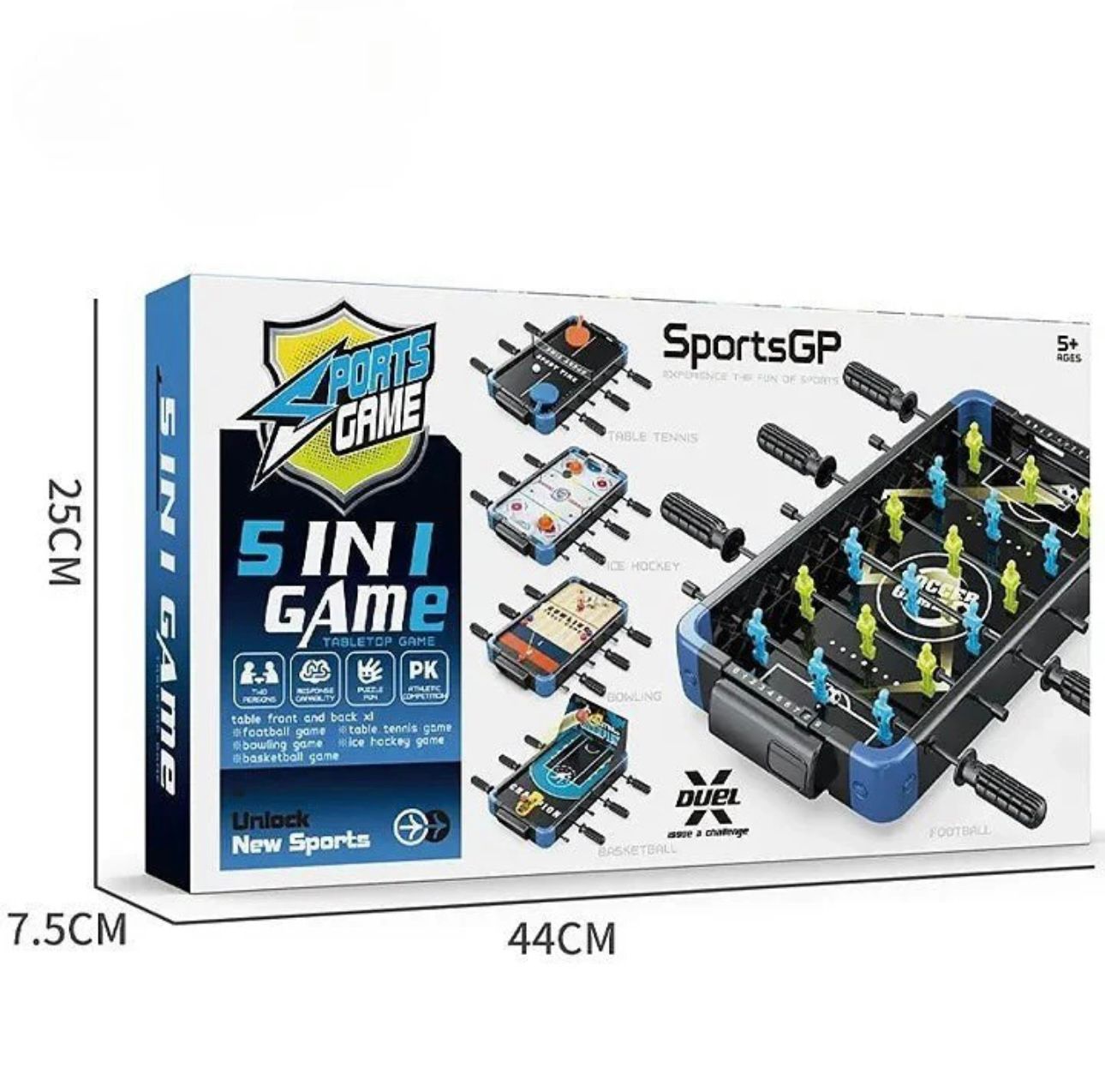 5-in-1 Multi Games Table