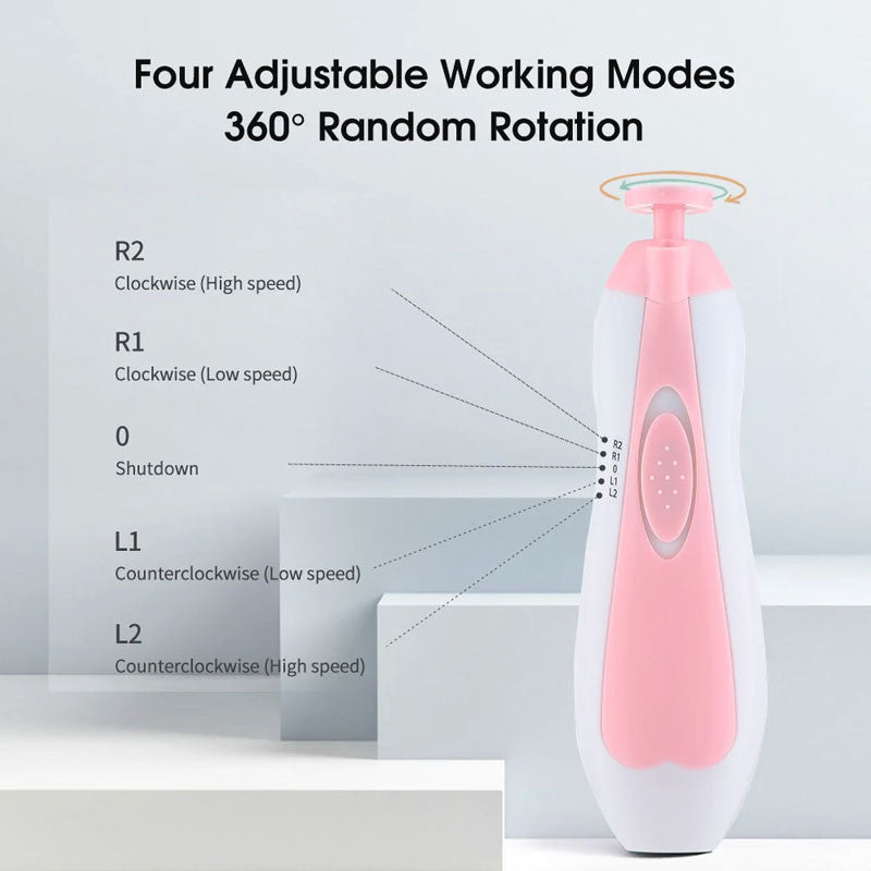 Electric Baby Nail Trimmer Kit