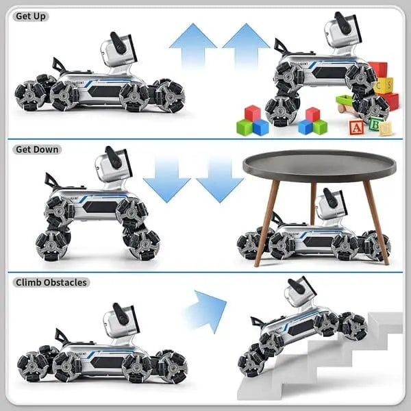 8WD Hand Gesture & Remote Control Robot Dog