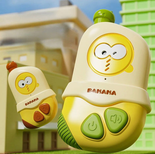 Cute Lijia Kids 2-Piece Yellow Walkie Talkie Set Long Range