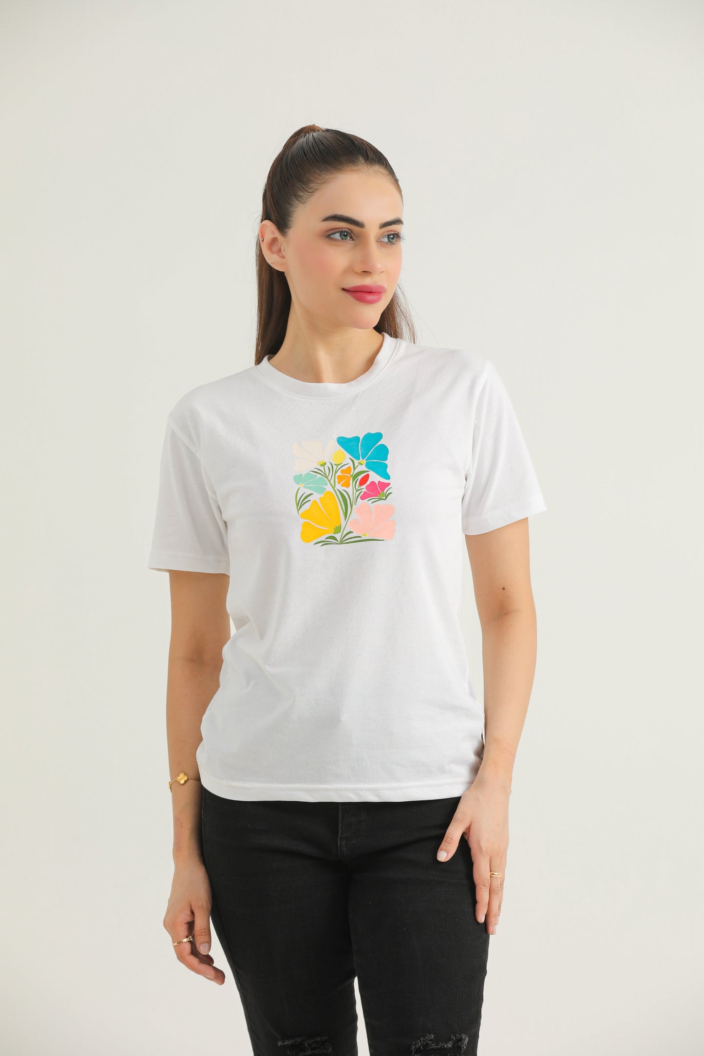 Multi Floral (White)