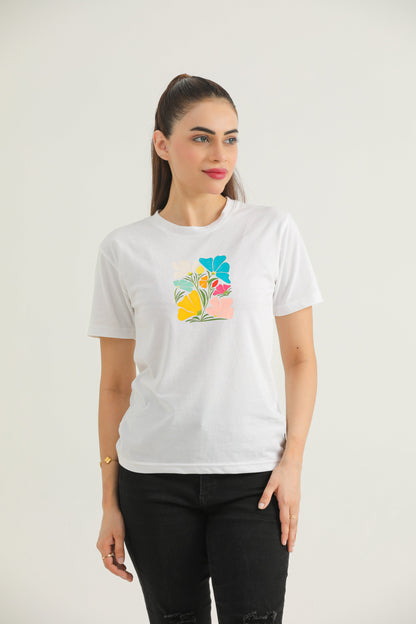 Multi Floral (White)