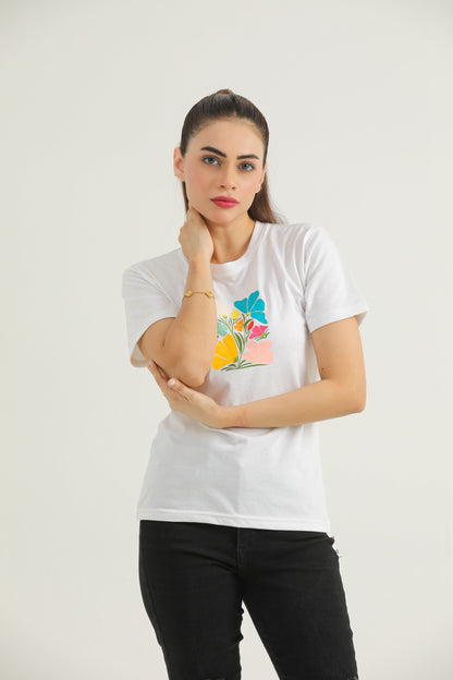 Multi Floral (White)