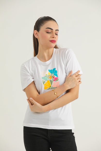 Multi Floral (White)