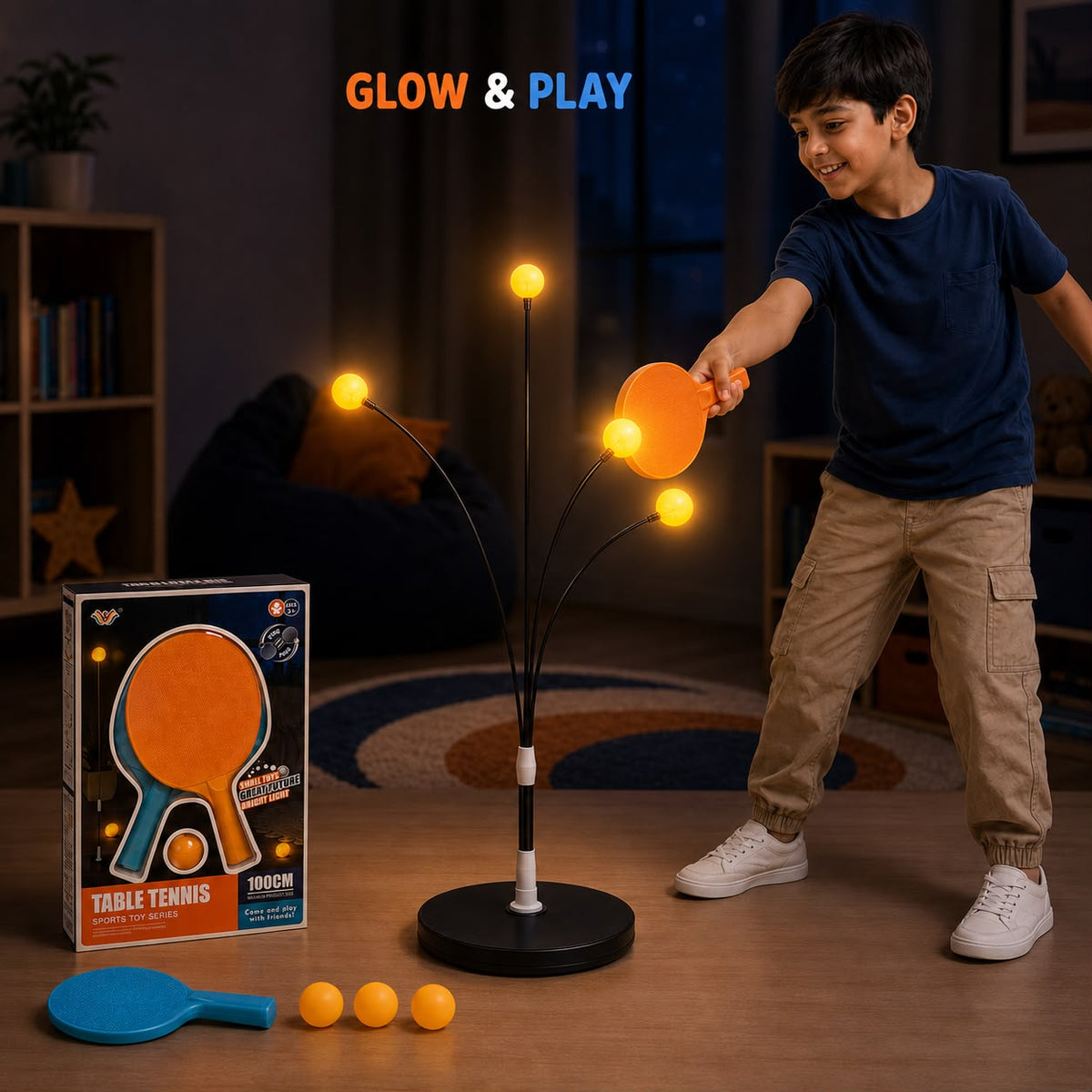 Ping Pong Stand Game – 2 Player Fun Game for Kids