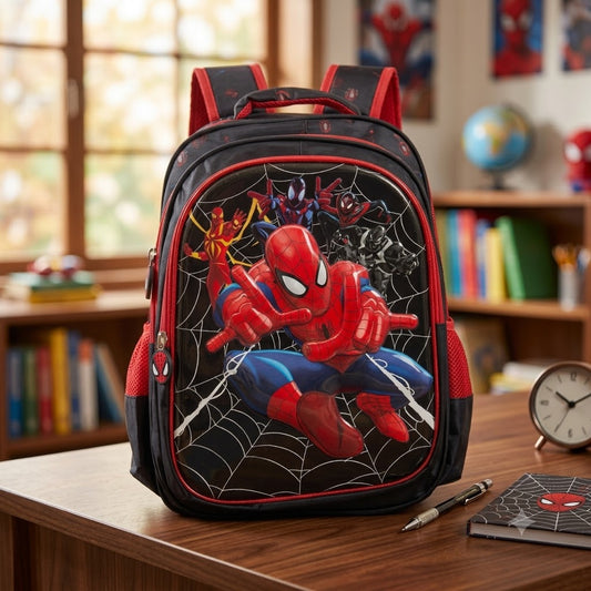 Premium Imported Spider-Man School Backpack – 15"