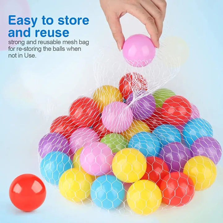 Multicolor Kids Play soft Balls  – (Pack of 50)