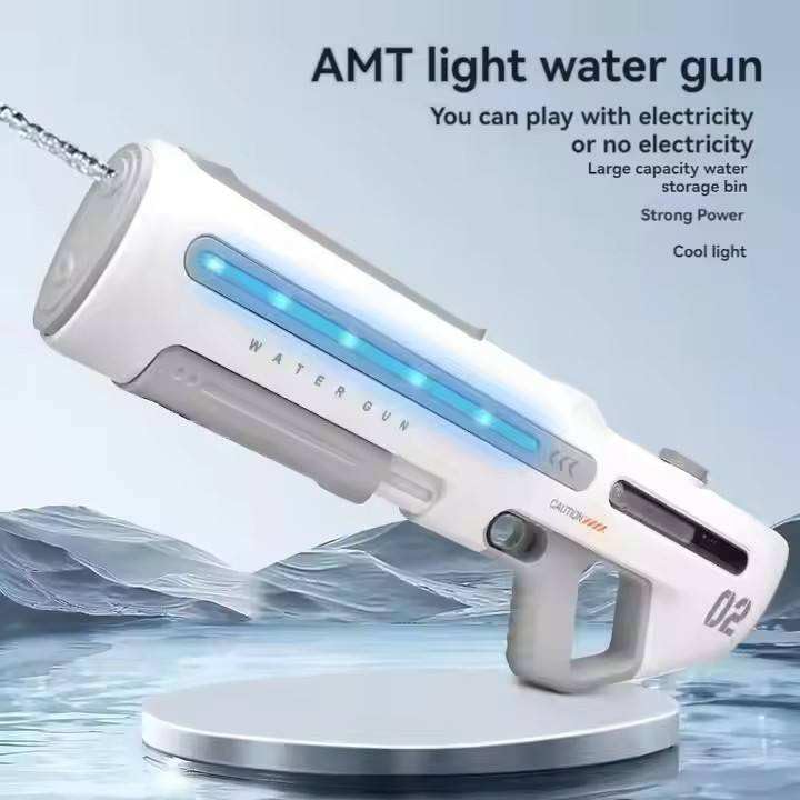 Large Electric Water Gun – Manual & Auto Spray Blaster  Description: