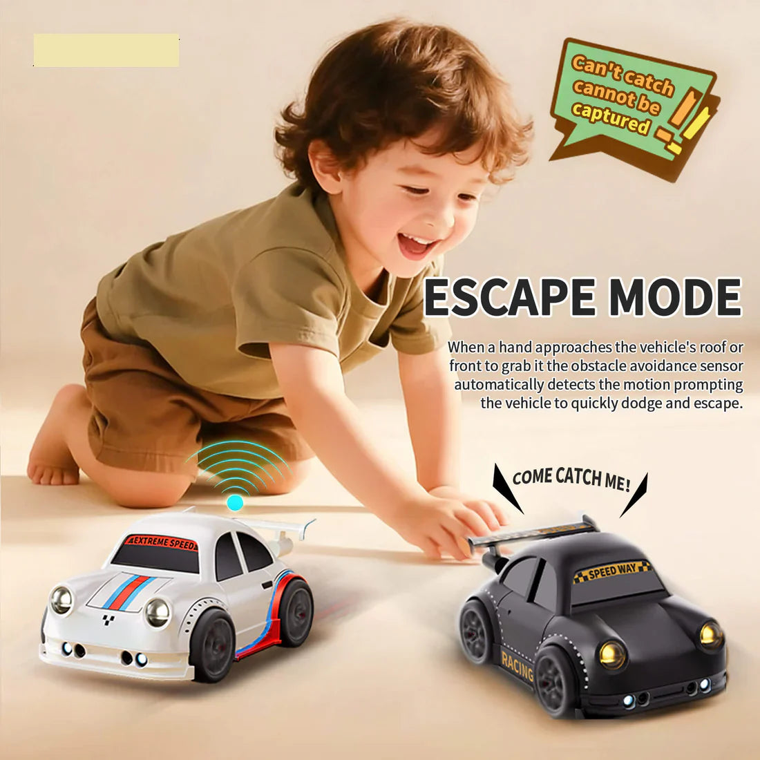 2.4GHz Smart Mini Drift Car – Remote & Gesture Controlled RC Toy
