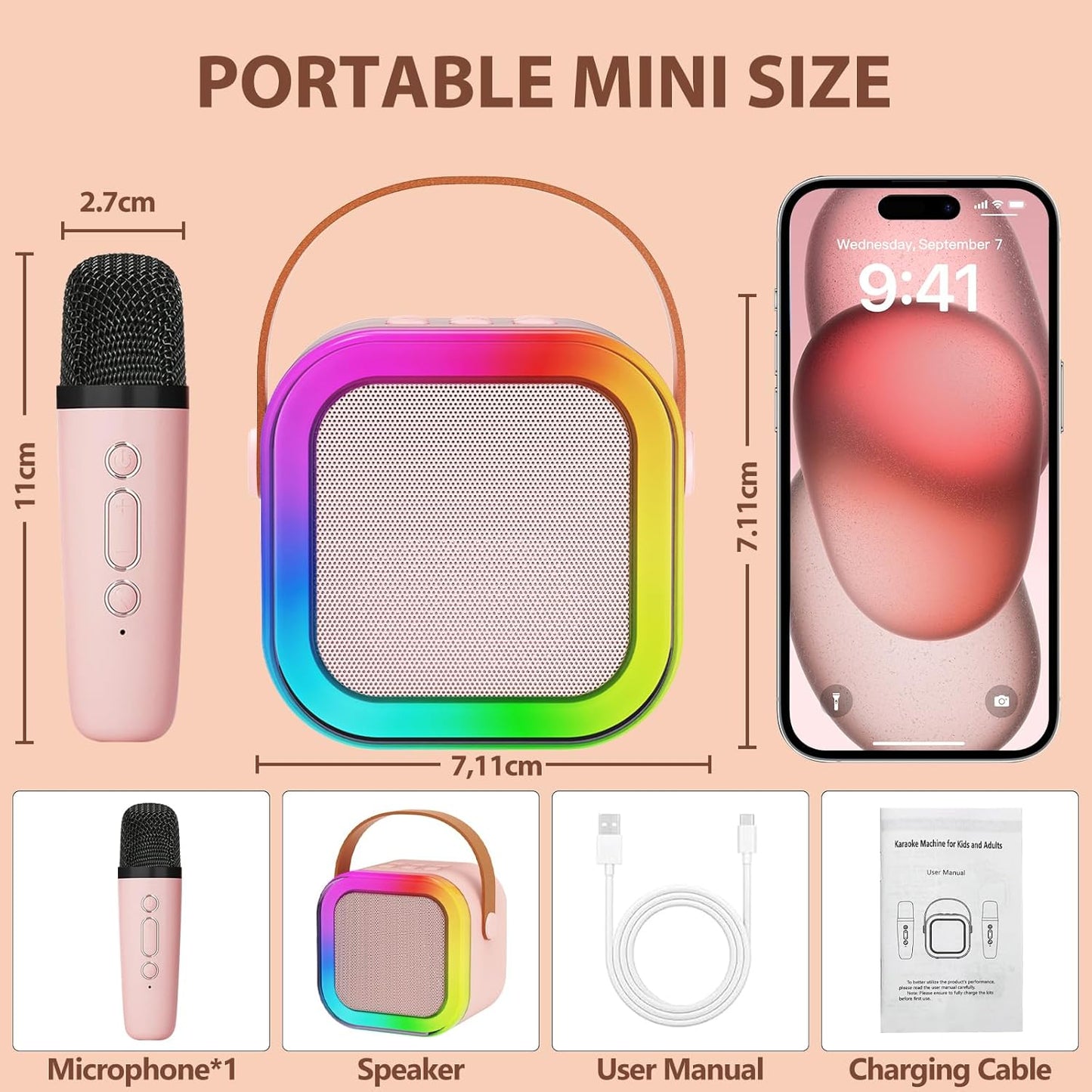 Mini Bluetooth Speaker with Mic