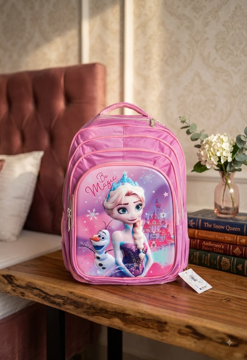 Premium Frozen Character School Bag – 18 Inch