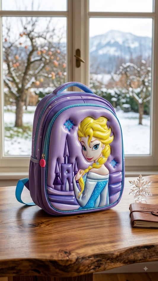 Premium Elsa Character School Bag – 16 Inch