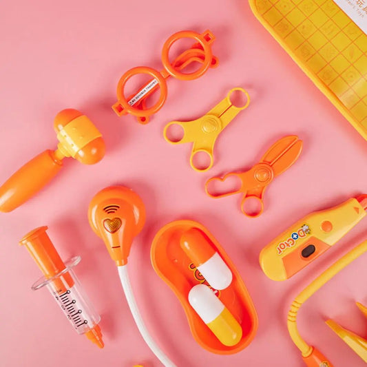 Portable Doctor Play Set with Tray – Kids Medical Toy Kit