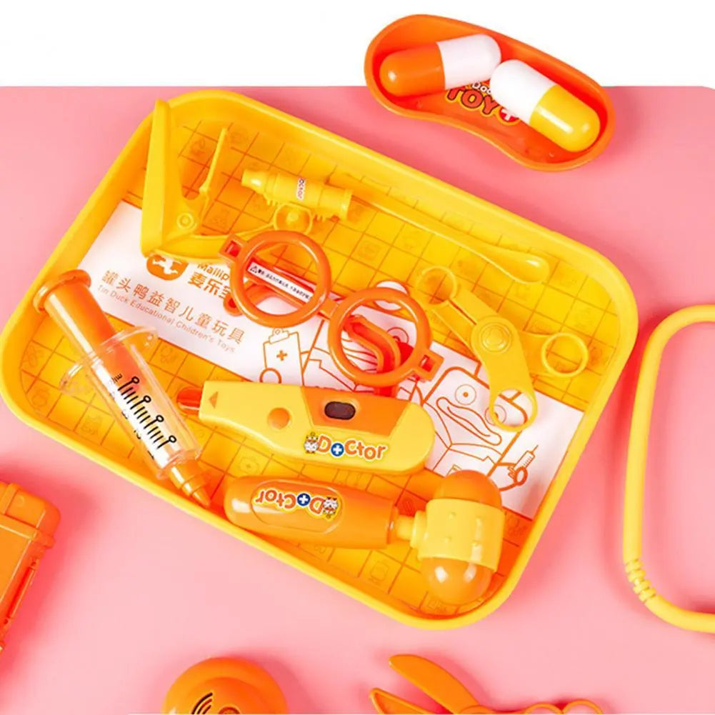 Portable Doctor Play Set with Tray – Kids Medical Toy Kit