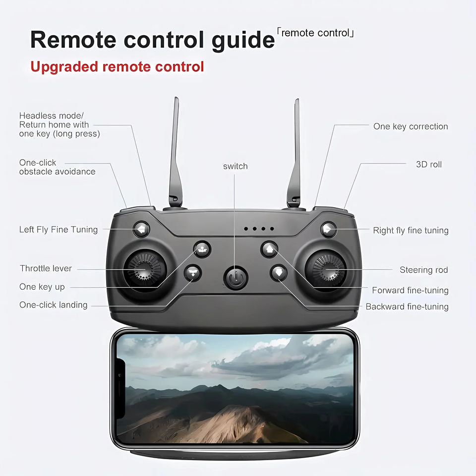 E99 Pro Foldable Camera Drone