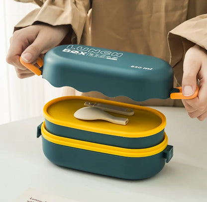 Lunch Box (Blue & Yellow)