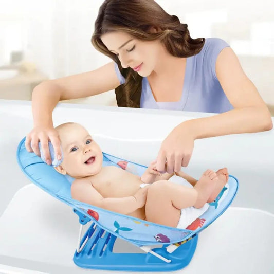 Tinnies Adjustable Baby Bather – Soft & Safe Infant Bath Seat