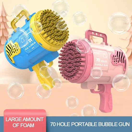 70 Holes Bubble Bazooka Machine Gun