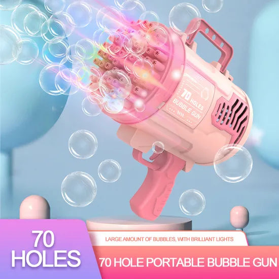70 Holes Bubble Bazooka Machine Gun