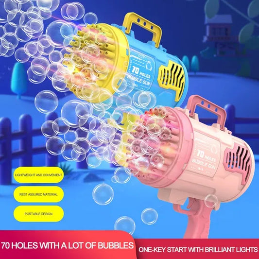 70 Holes Bubble Bazooka Machine Gun