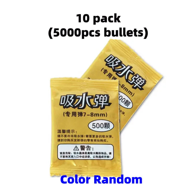 500PCS Orbeez Gel Bullets Refill Sachet