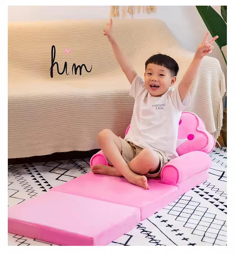 Baby Sofa Cum Bed – Soft & Comfortable Kids Seating