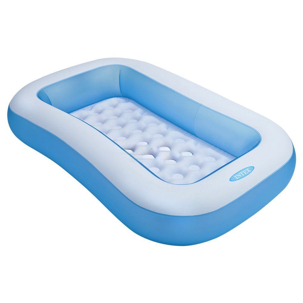INTEX Rectangular Inflatable Kids Pool – Blue