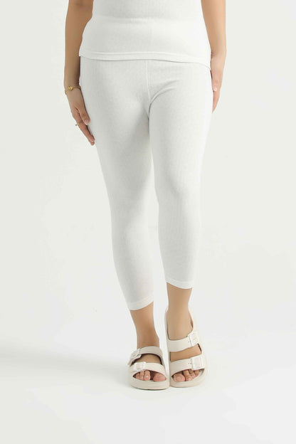 White Thermal Trousers