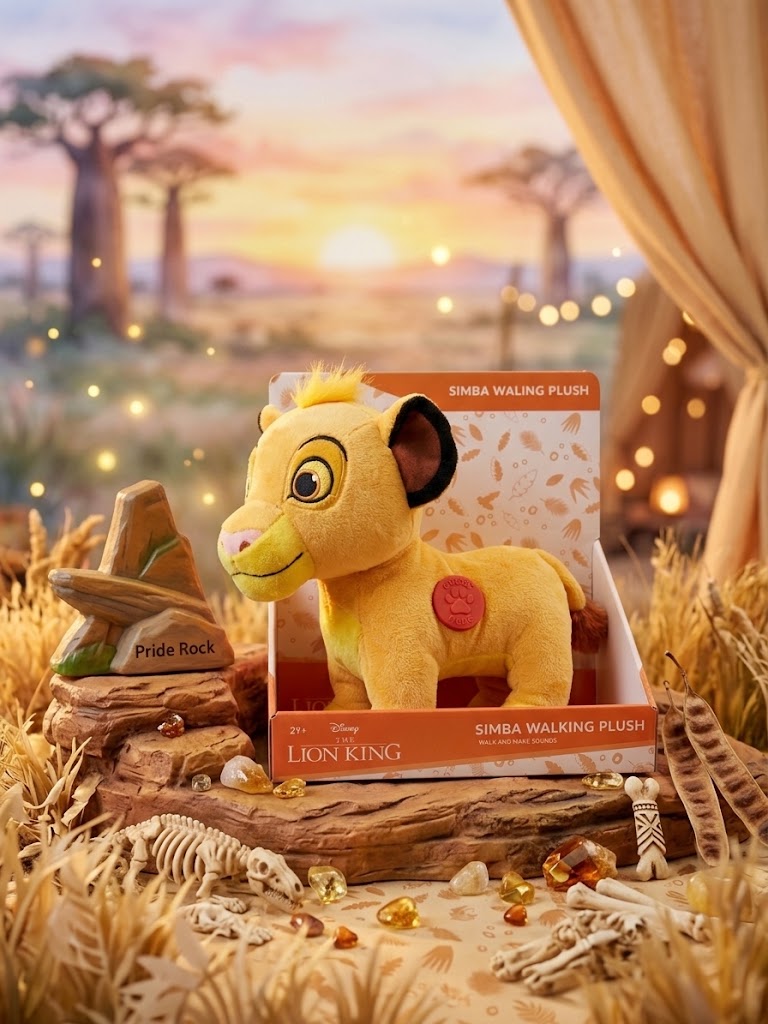 Disney Simba Plush Toy with Sound