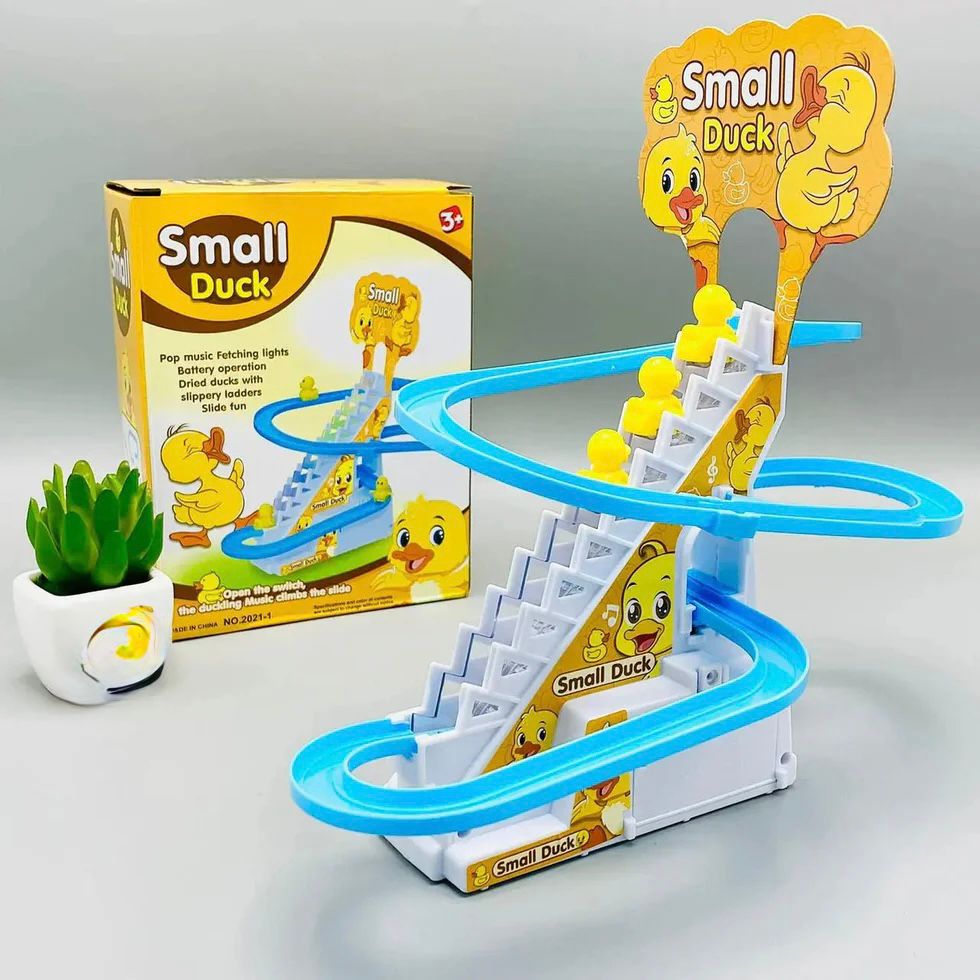 Duck Track Toy – Climbing Stairs Musical Play Set