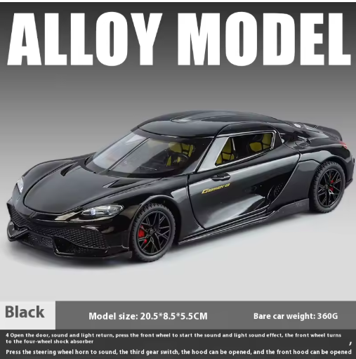 1:24 Koenigsegg Gemera GT Super Sport Diecast Model