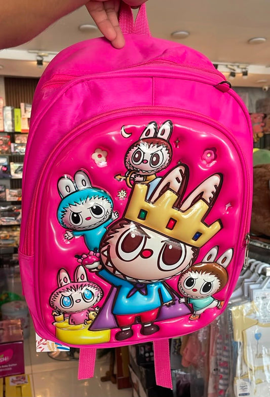 Premium Labubu Character School Bag – 14 Inch