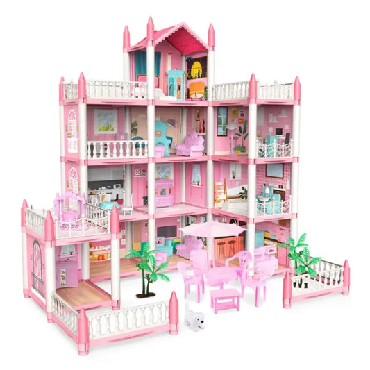 DIY Doll House Dream Villa – Princess House with Furniture Set 462-04