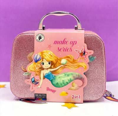 Girls Real Makeup Kit – Zipper Cosmetic