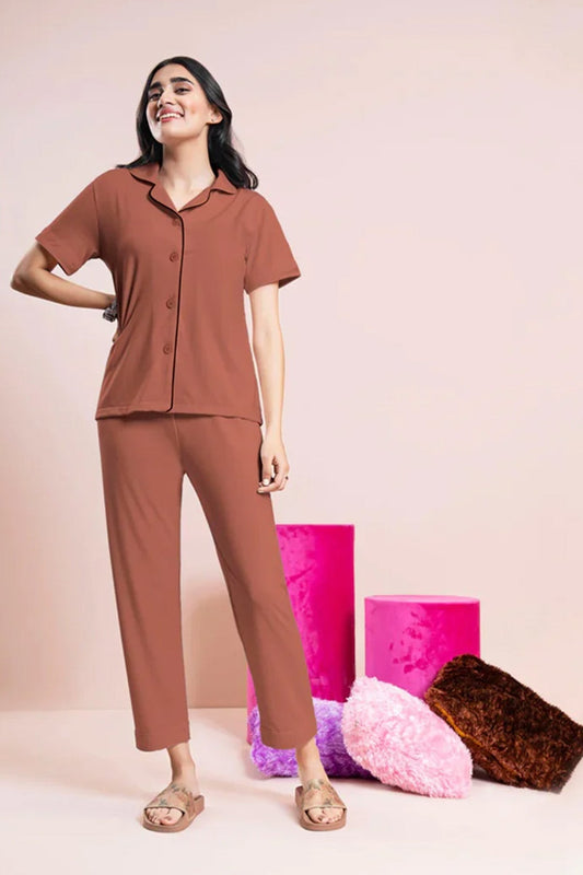 Brown Soft Loungewear