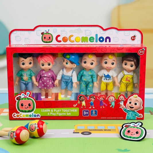 CoComelon 6 Figures Box for Kids – Premium Quality Action Figure Set