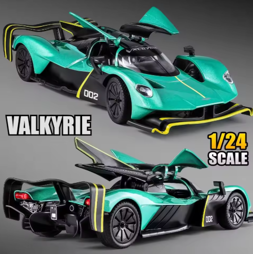 1:24 Diecast Aston Martin Valkyrie AMR Pro Model Car
