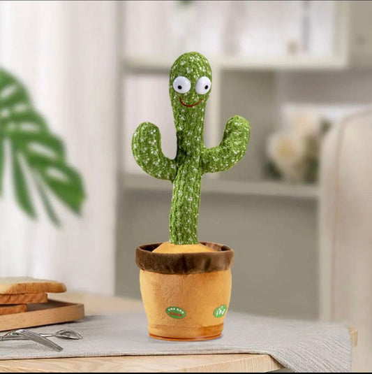 Rechargeable Dancing Talking Cactus Toy