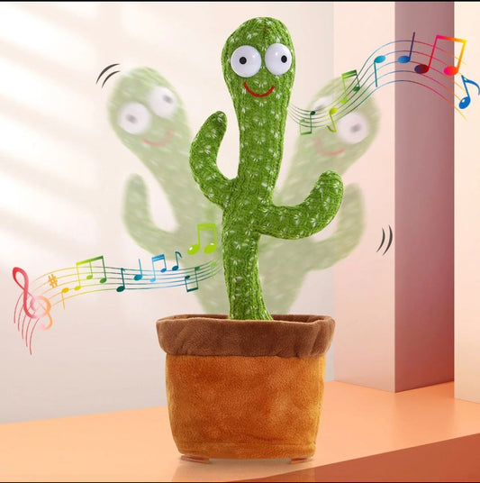 Rechargeable Dancing Talking Cactus Toy
