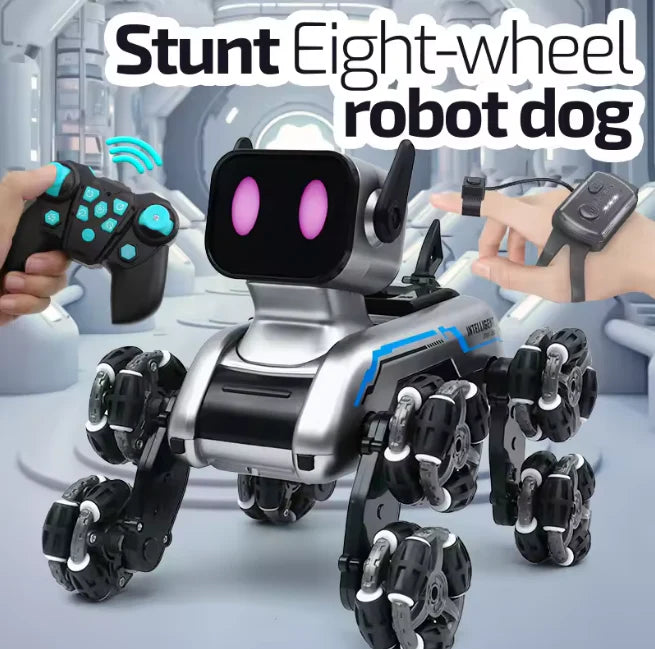 8WD Hand Gesture & Remote Control Robot Dog
