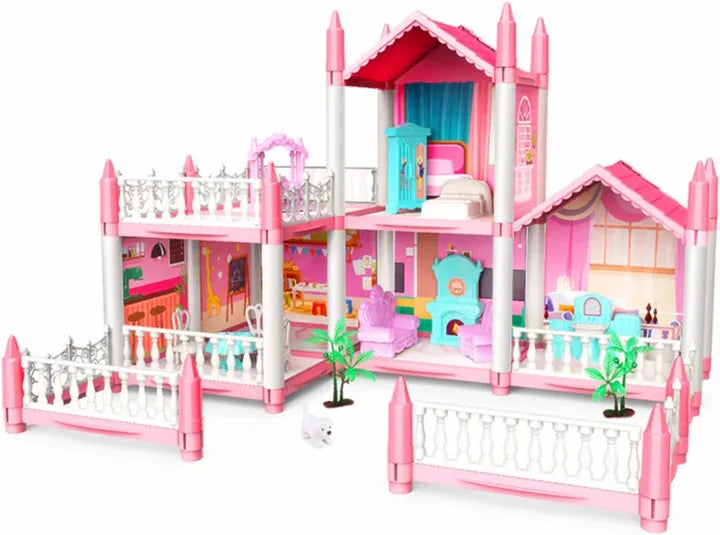 DIY Doll House Dream Villa – Princess House with Furniture Set 462-04