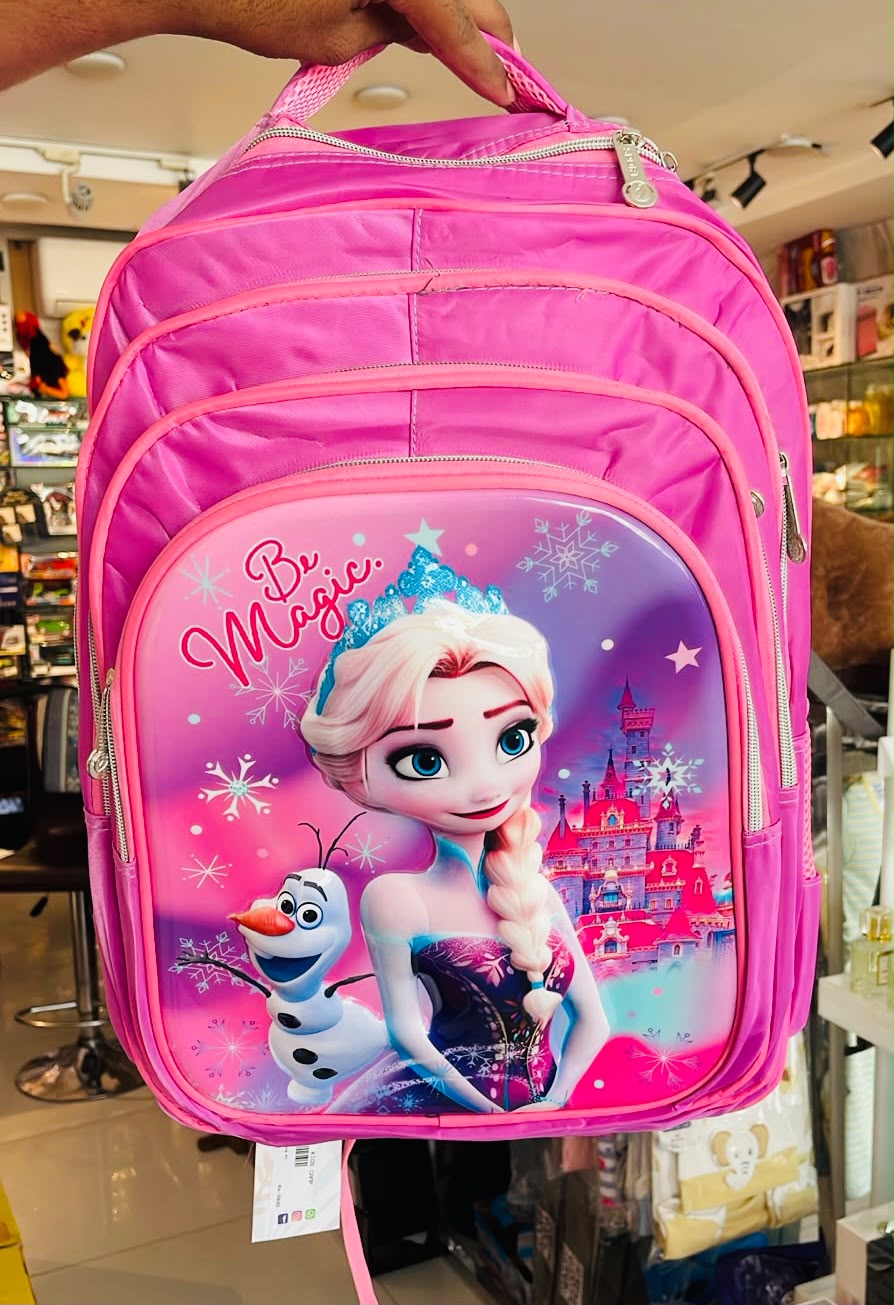 Premium Frozen Character School Bag – 18 Inch