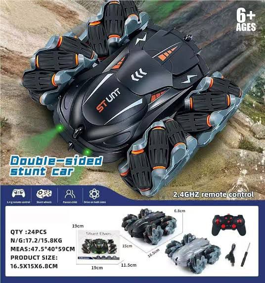 4WD RC Car Drift Stunt Car - 360 Degree Rotating Remote Control Gift Drift Car Off-road Car Racing Machine Model Vehicle