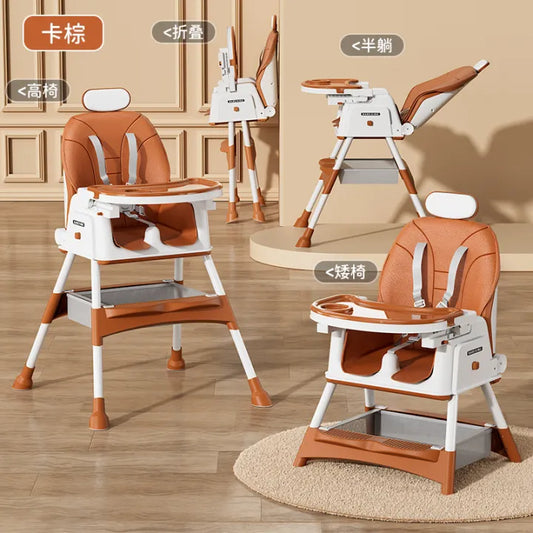 Baby High Chair with Double Tray