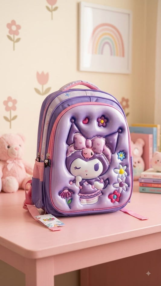 Premium Kromi Character School Bag – 16 Inch