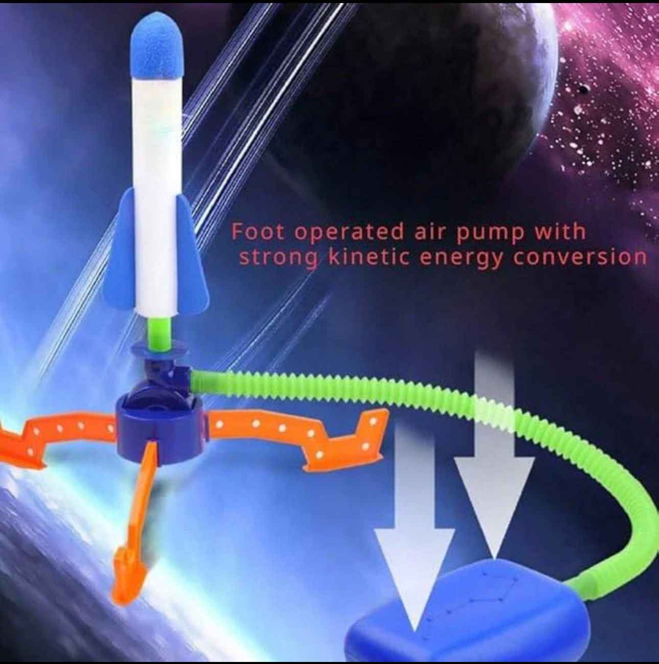 Air Rocket Foot Pump Launcher toy