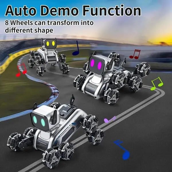 8WD Hand Gesture & Remote Control Robot Dog